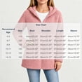 thumbnail image 6 of OGLCCG Girls Fleece Jacket with Hood Full Zip Fuzzy Sherpa Coat Long Sleeve Fall Winter Outwear with Pockets,Drawstring Waist(Pink,6-7 Years), 6 of 8