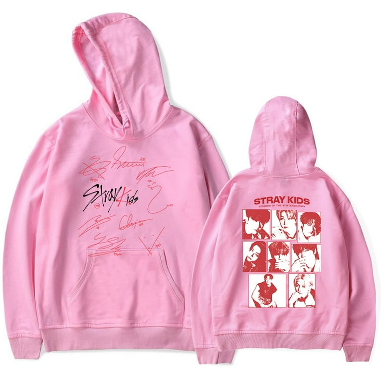 Stray Kids Merch Kpop Hoodie Winter Sweatshirt Unisex Streetwear