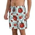 thumbnail image 2 of Bixox Men's Insects printing Casual Classic Fit Short Summer Beach Shorts, 2 of 6