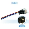 thumbnail image 4 of Waterproof DC 12V 80A SPDT Automotive Car Relay 5 Pin 5 Wires w/ Harness Socket 5pcs, 4 of 7
