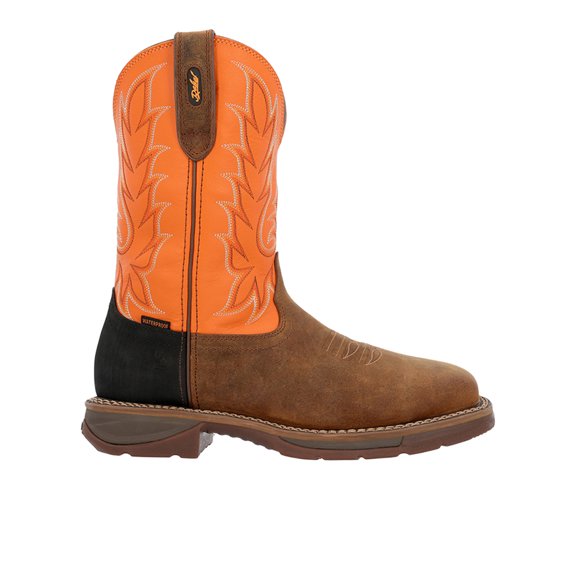 Durango Mens Workin' Rebel Oil Resistant 11 Inch Waterproof Soft Toe