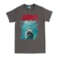 thumbnail image 1 of Jaws T-Shirt Usé pour Adulte avec Affiche de Film, 1 of 3