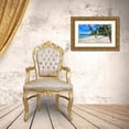 thumbnail image 3 of Leske, Mike 18x12 Gold Ornate Wood Framed with Double Matting Museum Art Print Titled - Paradise Hammock, 3 of 4