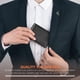 thumbnail image 5 of Billetera RUNBOX, delgada, de piel, para billetes, con bloqueo RFID, para hombre, 5 of 7