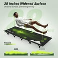 thumbnail image 4 of WARMOUNTS Compact Camping Cots 5 Stabilizers 275 lbs, 60-Sec Set 28" Wide Folding Camping Cot w/ Carry Bag for Hiking Climbing Backpacking, 4 of 11
