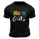 thumbnail image 1 of Casual Summer Tops Carnaval Impreso de Manga Corta Cuello Redondo, Poliéster Ligero para la Fiesta de Verano de Primavera, 1 of 9