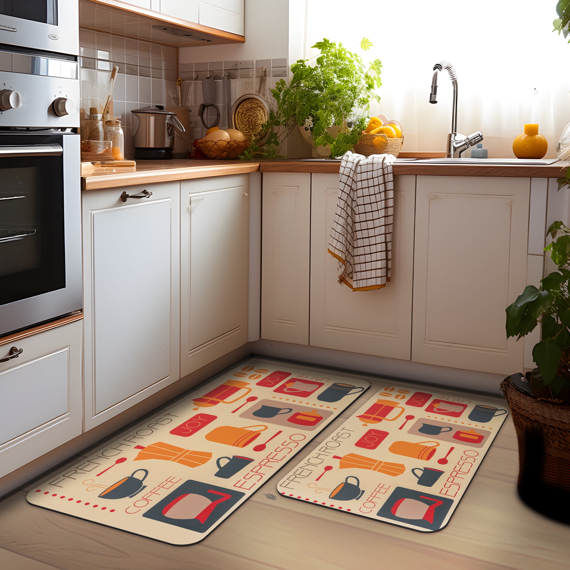 Ray Star Kitchen Mats Anti Fatigue 19.7''x31.5'',0.31 Inch Thick Comfort Standing Desk Mat