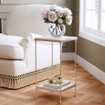 thumbnail image 2 of Imogen Table d'Appoint en Marbre Blanc, 2 of 8