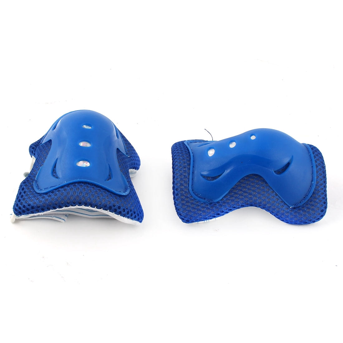 Unique Bargains 6pcs Kids Bicycle Roller Blading Wrist Elbow Knee Pads Protector Gear Blue