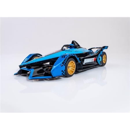 AFX Racing AFX22039 Racemasters Mega G Plus Formula N HO Scale Slot Racing Cars, Blue & Silver
