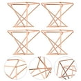 thumbnail image 3 of 4 Pcs Geometric Air Plant Holder Air Plant Rack Metal Plant Stand Air Plant Display Stand, 3 of 8