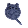 thumbnail image 5 of Joernso Crochet Cartoon Cat Coaster Heat-resistant Non-slip Kitchen Countertop Table Protection Handmade Mug Coffee Tea Cup Holder Decoration, 5 of 8