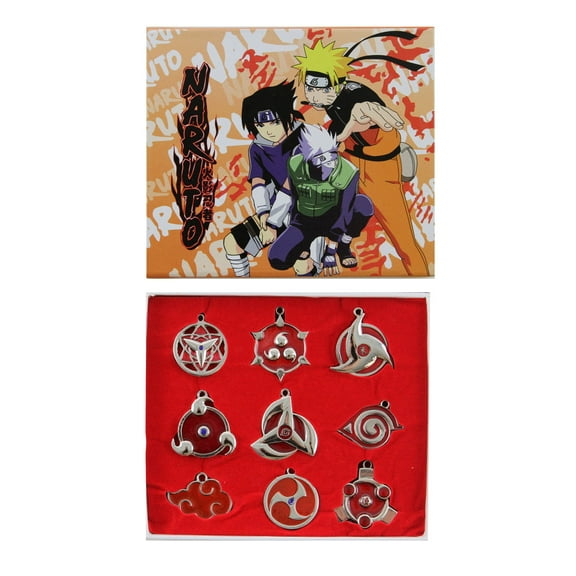 Symbol - Naruto Necklace & Keychain 9 pc. Pendant
