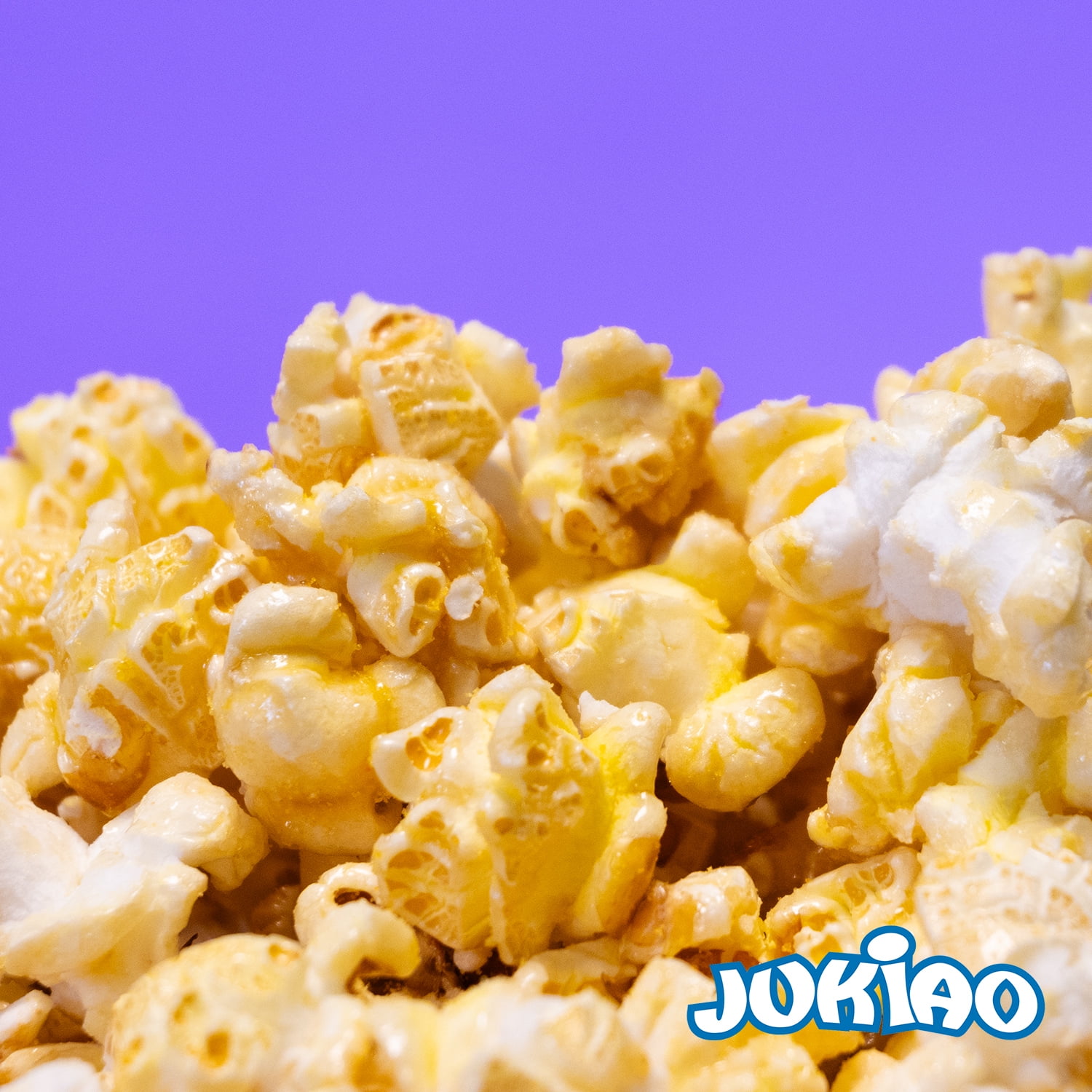 (3 pack) Jukiao Sweet and Salty Popcorn Jumbo Size, Non-GMO Corn, 7 oz Bag
