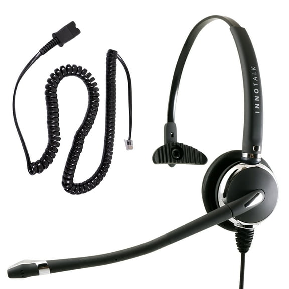 Innotalk Cisco Headset, Adapter, Hanger & Cushions, for Cisco 8941, 8945, 8961, 9951, 9971, 1 Pack