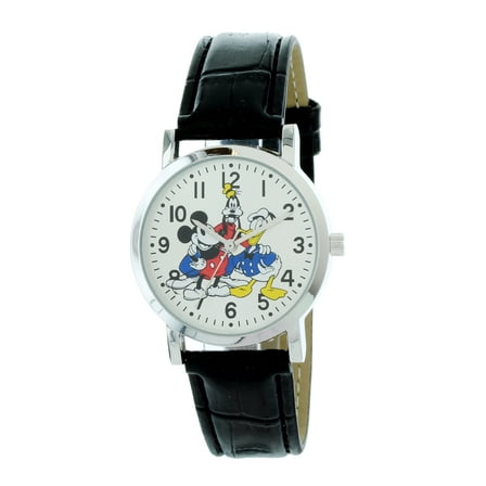 Collectible Disney Mickey Mouse And Friends, Donald Duck & Goofy "Friends for ever" Watch Mk5478