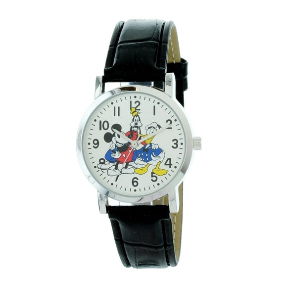 Collectible Disney Mickey Mouse And Friends, Donald Duck & Goofy "Friends for ever" Watch Mk5478