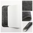 thumbnail image 5 of Placemats Set of 6 Leather Placemats for Kitchen Dining Table Decor Washable Waterproof Table Placemats Wipeable Table Mat Black 17.7*11.8inch, 5 of 6