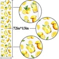 thumbnail image 3 of Summer Lemon Table Runner Fresh Fruit Lemonade Themed Party Decoration Spring Home Kitchen Dining Room Decor, 3 of 6