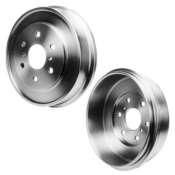 Detroit Axle - 2pc Rear Brake Drums for 2005 2006 2007 2008 Chevy Silverado GMC Sierra 1500 Drum Replacement Brakes