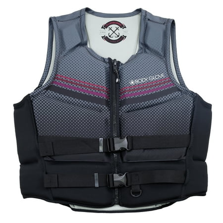 Body Glove Adult Overboard Evoprene Ride PFD, Life Jacket and Vest, Unisex, 2X-Large, Black