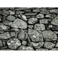thumbnail image 2 of Frank, Assaf 32x25 Black Ornate Wood Framed with Double Matting Museum Art Print Titled - Stone wall, 2 of 4