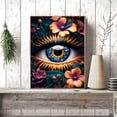 thumbnail image 2 of Floral Eye Diamond Painting Kit, 5D Full Drill DIY Art, Colorful Flower Eye Wall Decor for Home, 2 of 6