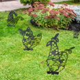 thumbnail image 4 of A Estaca acrílica de Gnomo 3d, arte hueco para mariposa, enano, ornamental, enchufe de jardín, estacas para jardín al aire libre, decoración de césped, 4 of 5