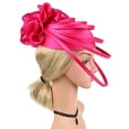 thumbnail image 7 of Hontri Heardband in Sale, Tea Party Headwear  Derby-Inspired, Spring Fascinator  Hat Headwear Pillbox Hat Cocktail Headband 1Pc Hair Accessories Pink, 7 of 7