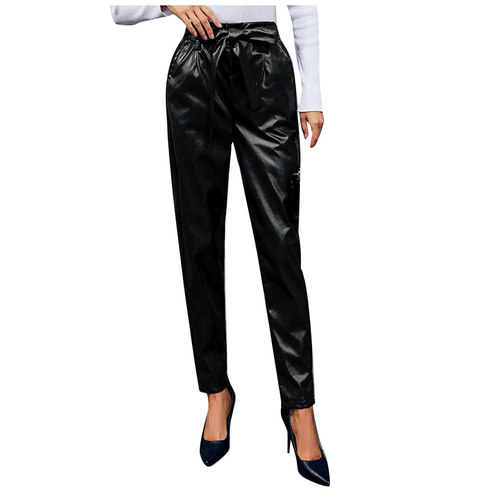 Black pencil trousers hotsell