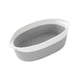 thumbnail image 5 of Cesta tejida con asas, organizador, contenedor, caja de almacenamiento de escritorio tejida a mano Gris, 5 of 9