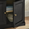 thumbnail image 6 of Modway Amara 79 Inch Large Storage Display Cabinet in Black Oak, 6 of 10