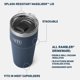 thumbnail image 2 of Vaso YETI Rambler de acero inoxidable con aislamiento al vacío de 590 ml, 2 of 9