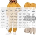 thumbnail image 3 of Afuyipoi Toddler Girls Fall Winter Fleece Lined Quilted Jacket Set Warm Top for Outdoor Play Khaki Size 5T, 3 of 5