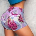 thumbnail image 2 of Sikiie Dragon Fruit Print Workout Shorts Women Scrunch Butt Gym Shorts Seamless High Waist Tummy Control Yoga Biker Athletic Shorts, 2 of 5