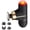 Black, variant on Morfone Mini Massage Gun with Red Light & Heat, Portable Deep Tissue Massager with 4 Heads for Home Office Travel, Black