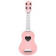 thumbnail image 1 of Ukelele Ukulele De Juguete Para Principiantes Niños Ukulele Educativo Lindo,Rosado Afortunado Sencillez, 1 of 5