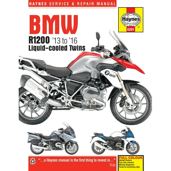 BMW R1200 Liquid-cooled Twins (13-16) Haynes Repair Manual ^