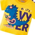 thumbnail image 5 of Boys' Short-sleeved T-shirt Cartoon Dinosaur T-shirt Top Casual Shirt 2-8 Years, 5 of 6