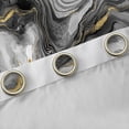 thumbnail image 4 of Castle Fairy Abstract Marble Black Out Curtains for Boys Girls Children,Gradient Marbling Watercolor Curtains Pack Of 2 (42X63 Each),Gold Metallic Bedroom Curtains,Luxury Bedroom Decor, 4 of 6