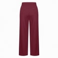 thumbnail image 5 of mgoYE Girls Flare Leggings,High Waist Bell Bottom Pants for Kids, Kids Flare Pants(Brick Red,10-11 Years), 5 of 5