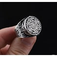 thumbnail image 3 of Seal of Solomon-Star of David Ring-Handmade Mens Ring-Signet Ring Mens-Jewelry Gift For Mens-Silver Rings for Men, 3 of 5