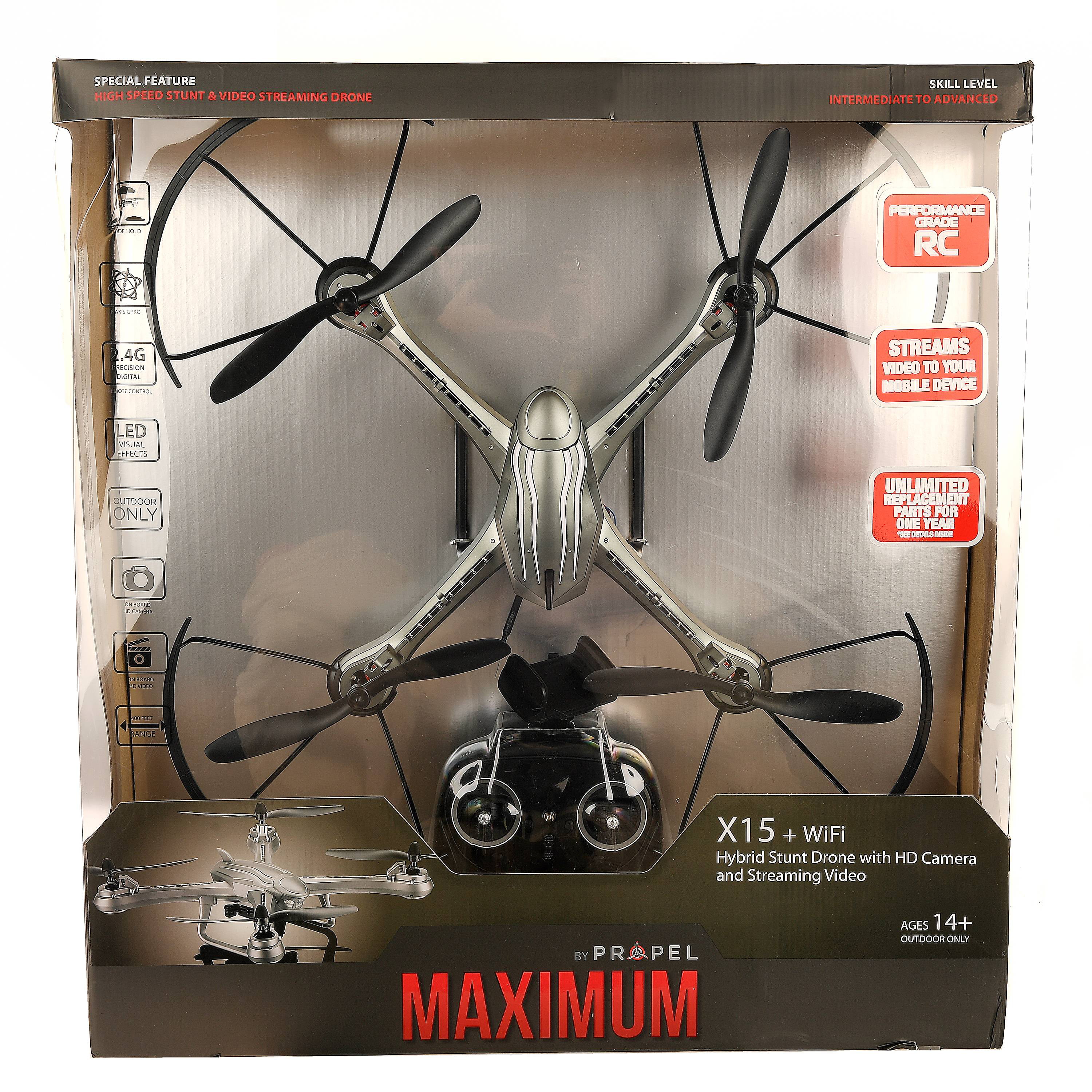 propel maximum x15 hybrid stunt drone