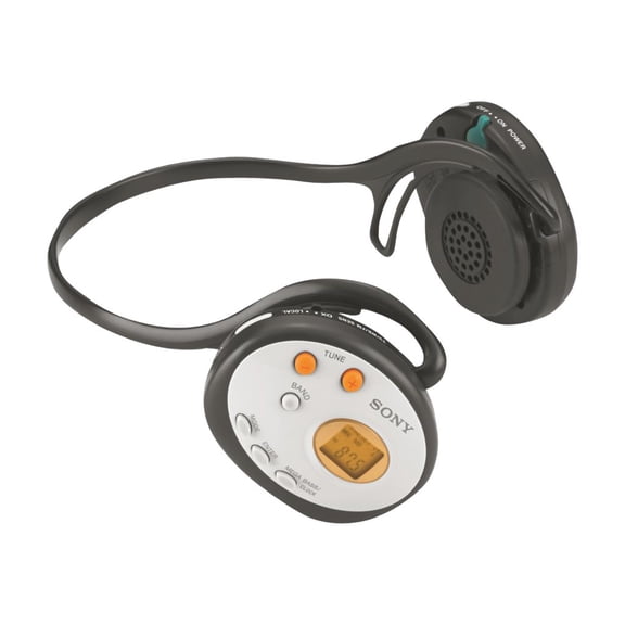 Sony S2 Sports Street Style Radio Walkman SRF-HM01V - Headphone radio - gray, white, orange