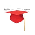 thumbnail image 3 of POINTERTECK School Graduation Tassels Cap Mortarboard University Bachelors Master Doctor Academic Hat, 3 of 5