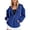 125#Blue, variant on Women's 2026 Spring Zip Up Y2K Cargo Hoodies Casual Long Sleeve Sweatshirts Fall Winter Track Jackets with Pockets Gray M