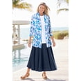 thumbnail image 4 of Woman Within Plus Size Wide Elastic Waist Skirt, 4 of 6
