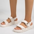 thumbnail image 4 of Sandalias Suela Gruesa Doble Correa para Mujer Antideslizantes Ajustables, 4 of 8