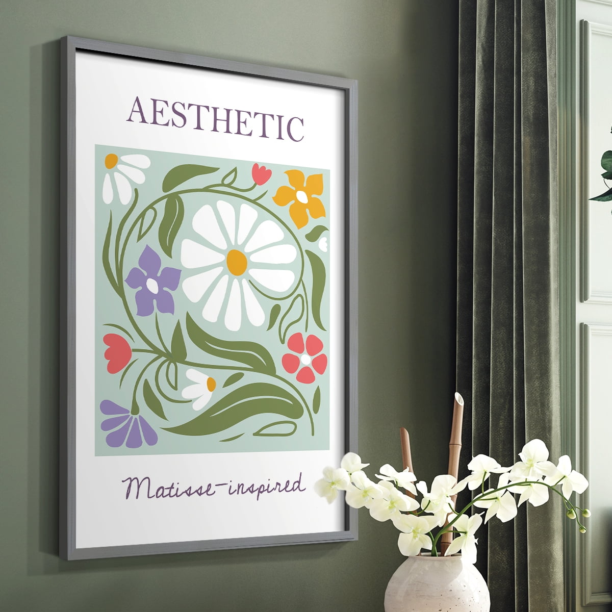 Matisse LVIII Framed Print - Solid Wood