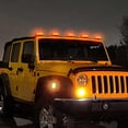 thumbnail image 2 of Solar Button Remote Control Roof Mouse Light Led Car Roof Light Truck Pickup Truck Roof Modification Warning, 2 of 7